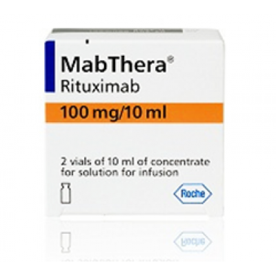 Mabthera 100 mg / 10 ml ( Rituximab ) 2 Vials